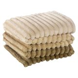 Cobertor Manta Tuffy Ultrasoft Flannel Queen 2,40m X 2,20m Degradê 01 Peça - Gold