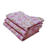 Kit 3 Cueiro Manta Flanelado Grande Aconchego Bebe Infantil Rosa