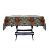 Toalha Mesa Oxford Estampado 1,50x1,50 4 Lugares Quadriculado