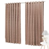 Cortina Jacquard 3,0 X 2,7m Sala Quarto Bege