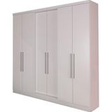 Guarda Roupa Casal Bartira Napoli Up 6 Portas 4 Gavetas 4 Prateleiras