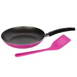 Frigideira Color Pop Multiflon Com Espátula 22cm