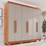 Guarda-Roupa Casal 6 Portas 2 Gavetas França