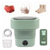 Lavagem No Balde: Mini Máquina Lavar 6,5l Dobrável Roupa