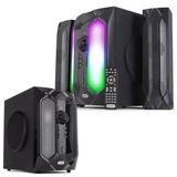Caixa De Som Subwoofer 2.1 Kp-ro816 Bluetooth Usb Aux Fm 70w