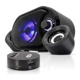 Caixa De Som Bluetooth Subwoofer Knup Usb/p2 3,5mm Kp-6018bh