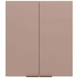 Armário Aéreo Bartira Cristal Mdp 15mm Com 2 Portas E 2 Prateleiras - 80cm De Largura