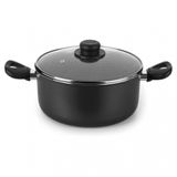 Caçarola Gourmet Multiflon Com Tampa De Vidro E Antiaderente De Alumínio 18cm