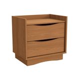 Mesa Cabeceira Casal 2 Gavetas M261 Canela Kappesberg