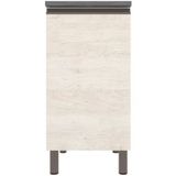 Balcão Cristal Mdp 15 Mm Com 1 Porta E 1 Prateleira Bartira