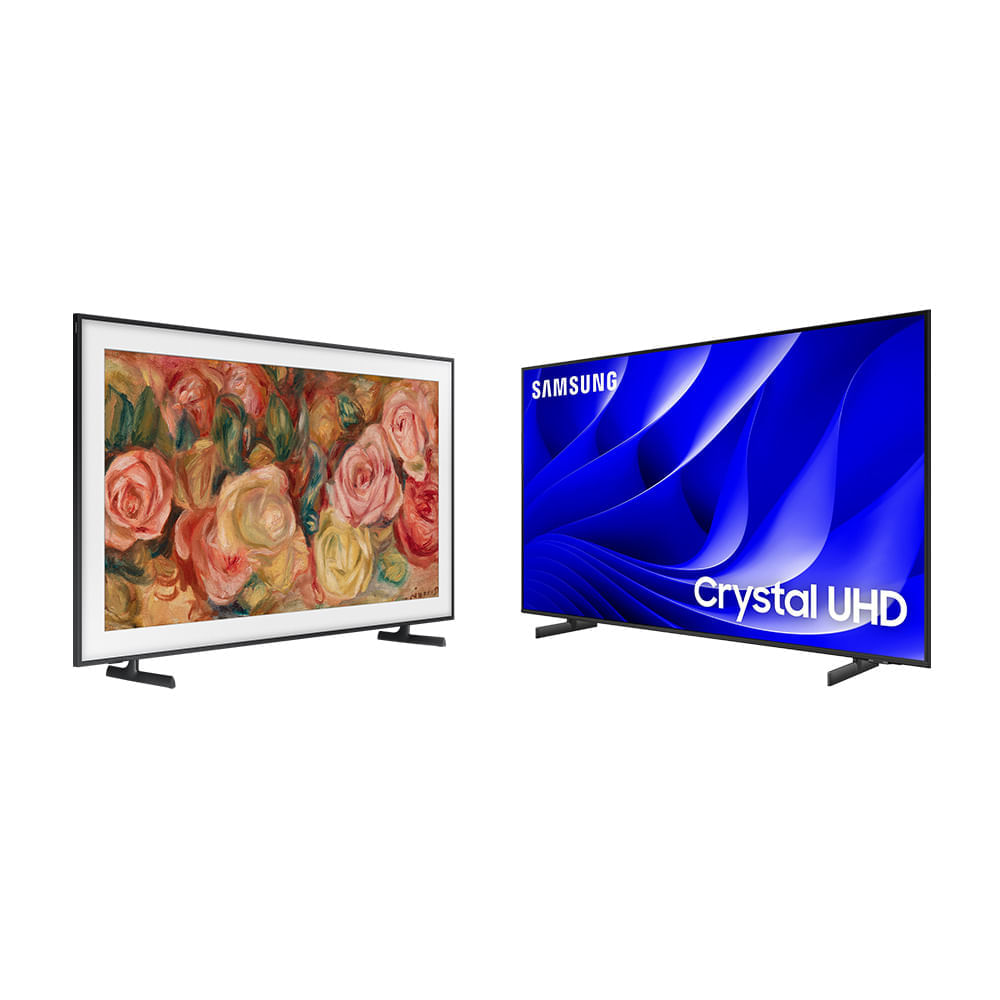 Smart Big Tv 75&quot; Crystal Uhd 4k 75du8000 2024 + Smart Tv 32” Qled The Frame 32ls03c Combo