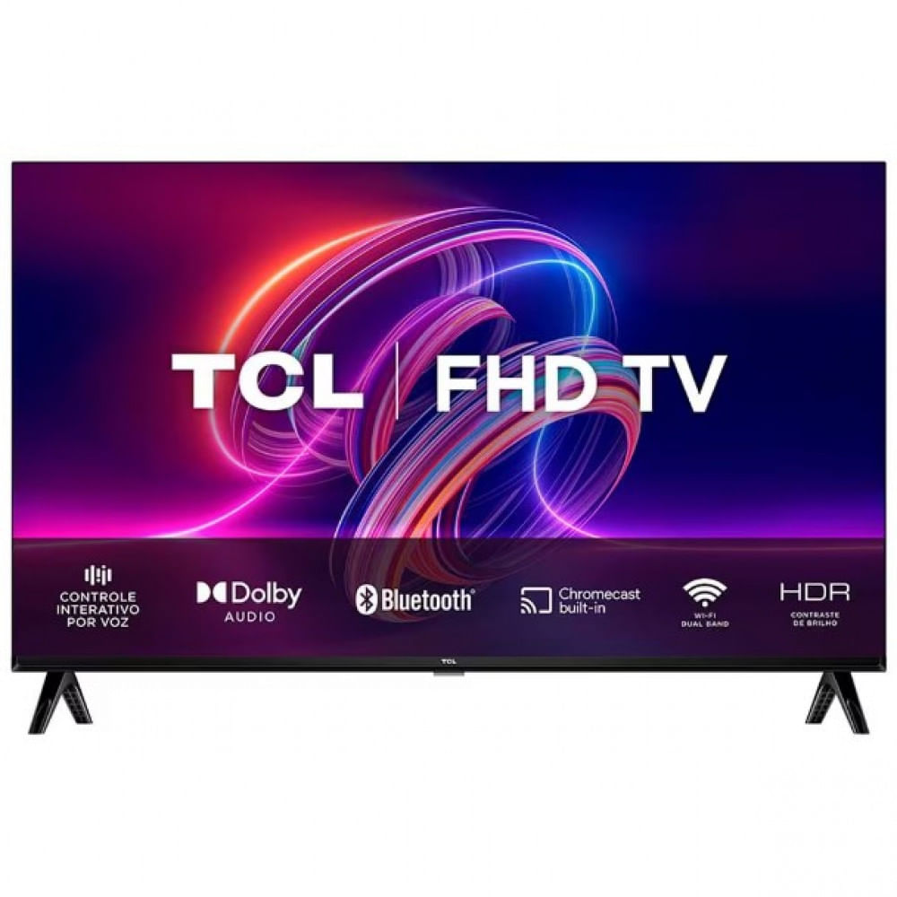 Smart Tv Led 32 Fhd Tcl S5400af Com Android Tv, Wi-fi, Bluetooth, Controle Remoto Com Comando De Voz, Google Assistente E Chromecast Integrado