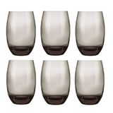 Jogo De Copos Sm Aruba Fumê Long Drink 465ml 6un - Nadir 30611