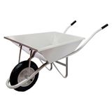 Carrinho De Mão Esfera Extra Forte 60l Chapa 22 Pneu Câmara 3,25x8 Cinza
