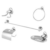 Kit Banheiro Imperatriz 5 Peças Metal