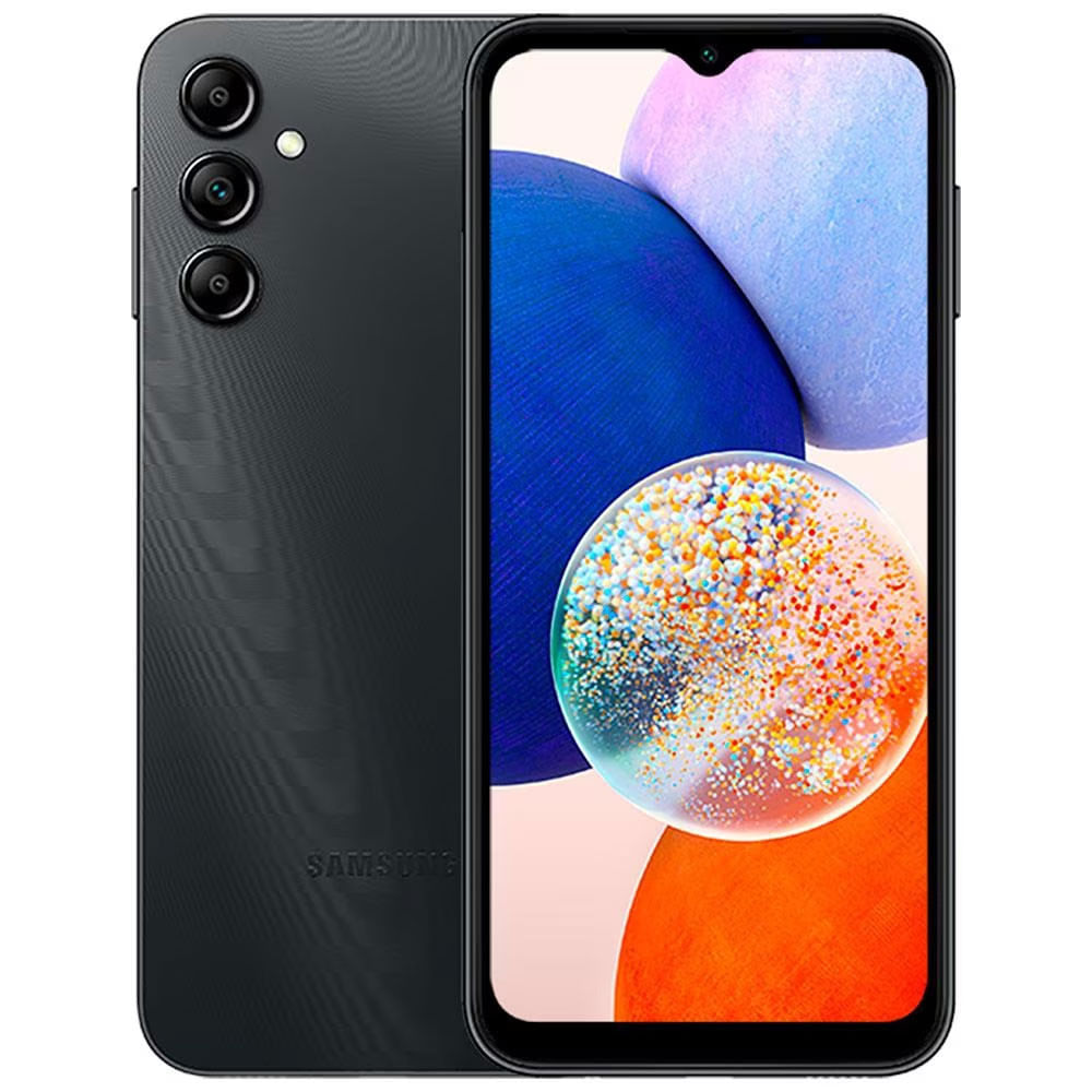 Smartphone Samsung Galaxy A14 5g 64gb 4gb Ram Octacore Câmera Tripla Traseira Tela De 6.6
