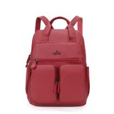 Mochila Angel Kiss Em Couro Macio Lavado Para Mulheres