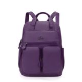 Mochila Angel Kiss Em Couro Macio Lavado Para Mulheres