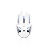 Mouse Para Jogos Firstblood Only Game Aj120 Com Fio Usb Branco