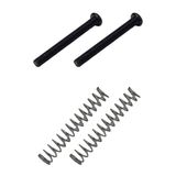 Kit 2 Parafuso Com Mola Captador Humbucker Guitarra Aço Bk
