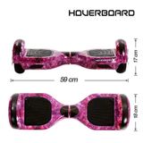Smart Balance Hoverboard Rosa 36v Sistema De Equilíbrio Dinâmico