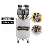Compressor Ar Odontológico 10 Pes 60 Litros 20634 Chiaperini