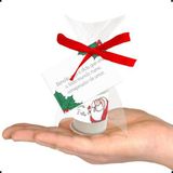 30 Lembrancinhas Papai Noel Mini Hidratante Natalinos