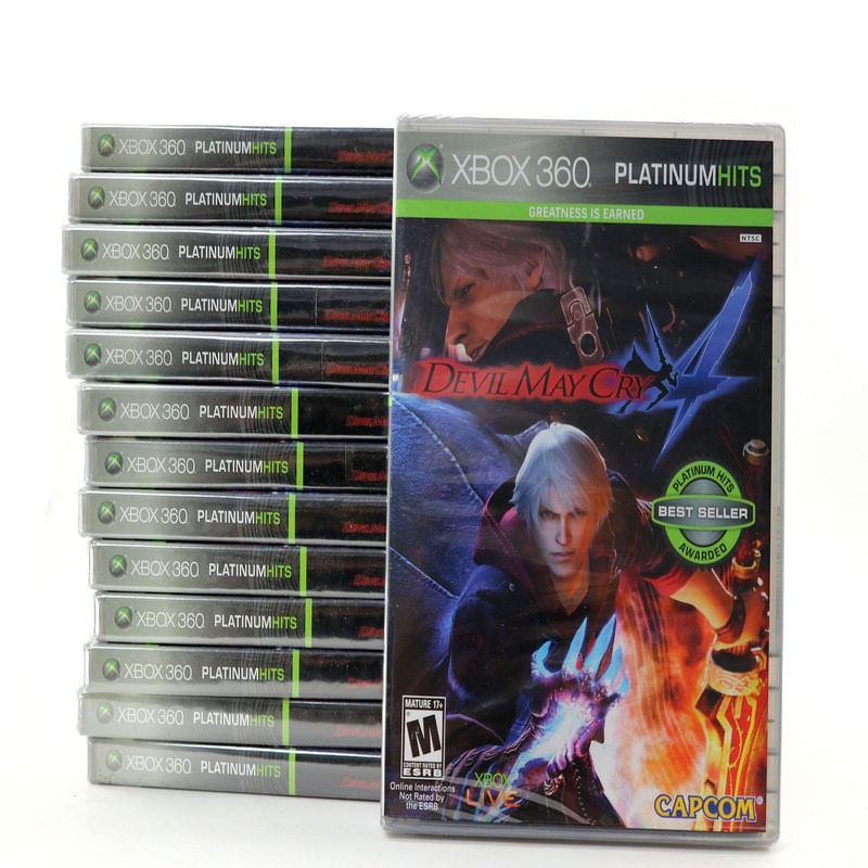 Jogo Devil May Cry 4 Xbox 360 Lacrado Platinum Hits..Plataforma