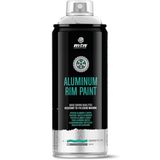 Tinta Spray Para Aros E Rodas Aluminum Rims 400ml Pro Mtn
