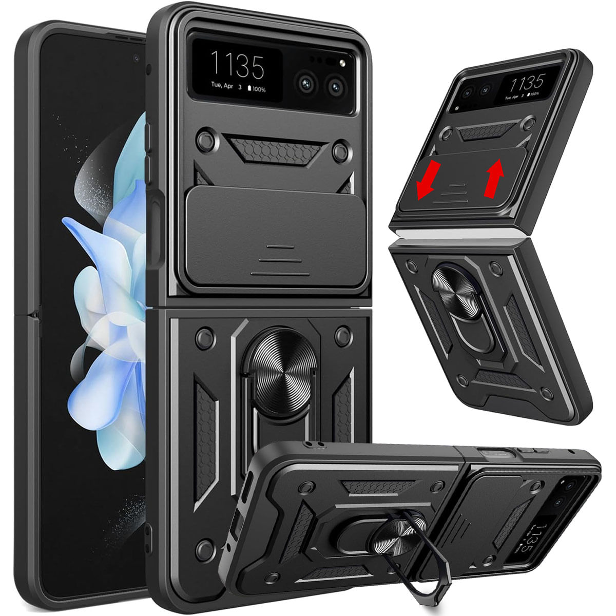 Capa Capinha Case Para Motorola Moto Razr 40 - Protetora Resistente Anti Impacto Queda Armadura Militar