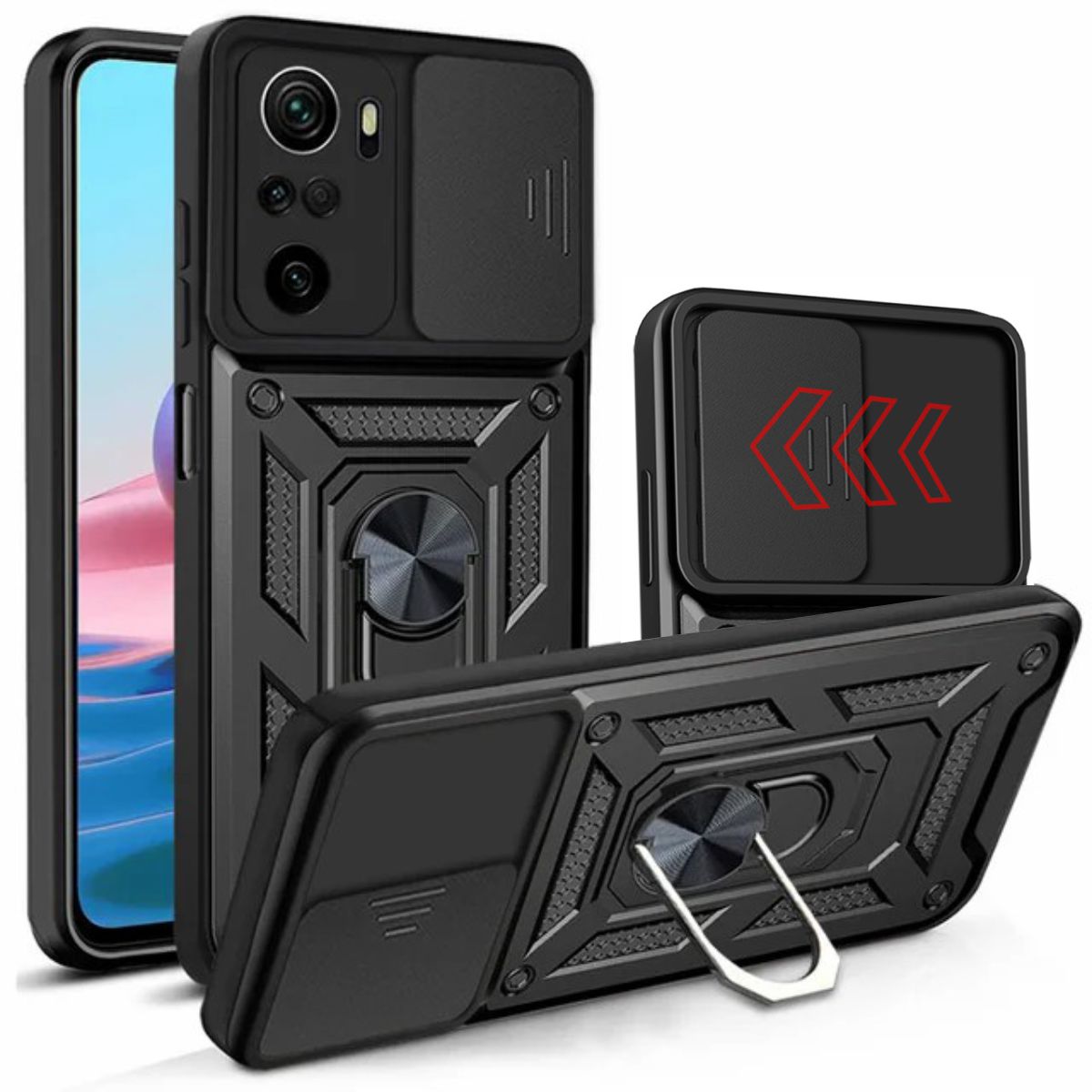 Capa Capinha Case Para Redmi Note 10 E 10s 4g - Protetora Resistente Anti Impacto Queda Armor Militar