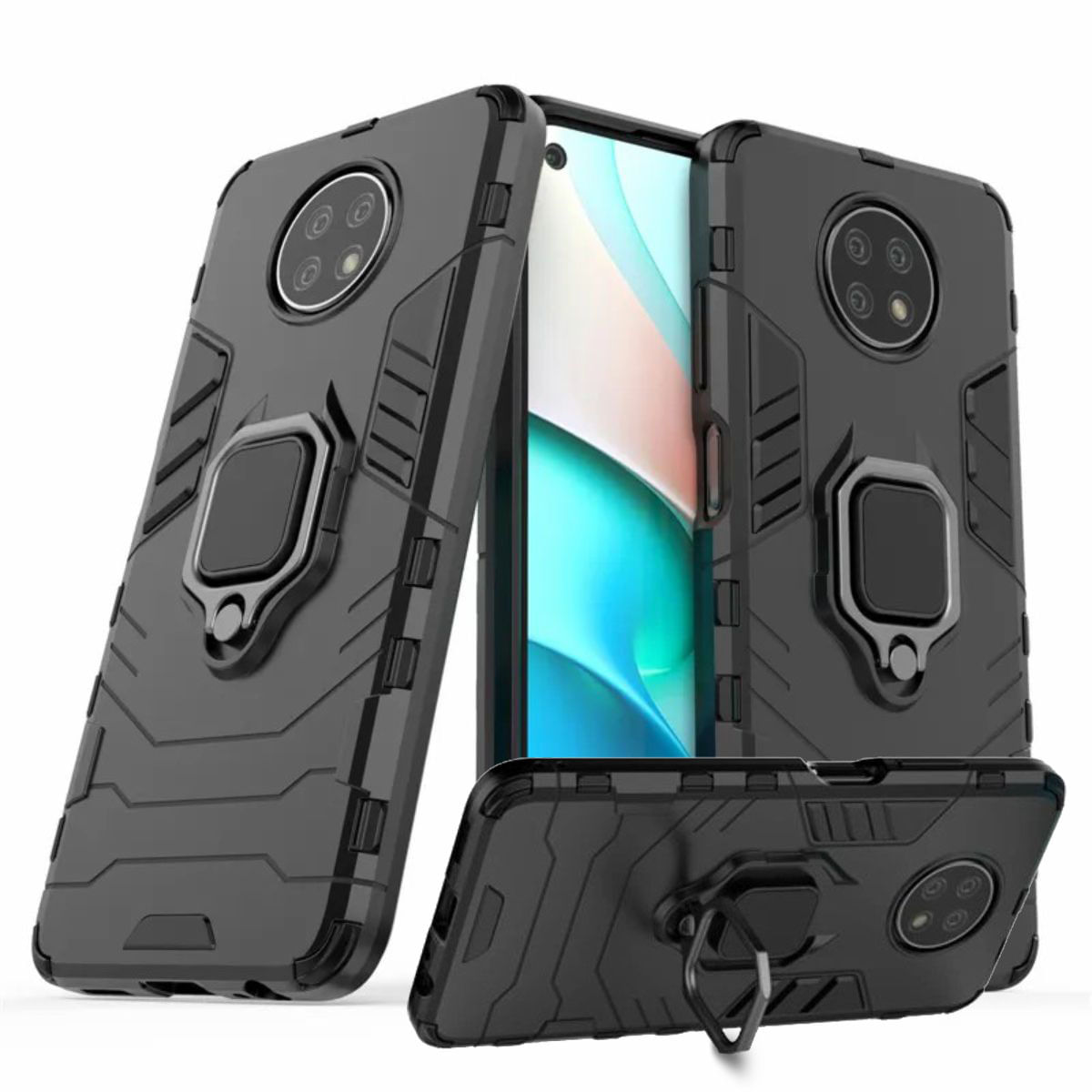 Capa Capinha Case Para Redmi Note 9t 5g - Protetora Resistente Militar Anti Impacto Queda Armadura