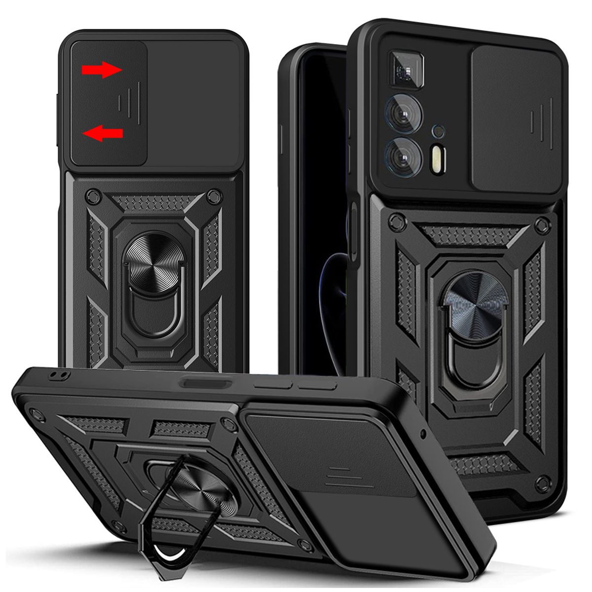 Capa Capinha Case Para Motorola Moto Edge 20 Pro - Protetora Resistente Anti Impacto Queda Armadura Militar