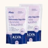 Kit 2x: Sabonete Líquido Vegano Lavanda E Baunilha Refil