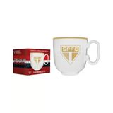 Caneca Porcelana Branca 350ml São Paulo - Allmix