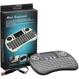 Mini Teclado Wireless Keyboard Mouse - Preto