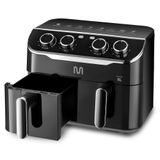 Air Fryer 8l Preta C/ 2 Gavetas 1800w 127v Multi - Go233