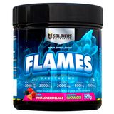 Pré-treino Flames 200g - 100% Importado - Soldiers Nutrition Frutas Vermelhas