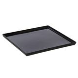 Prato Square Quadrado 27x27 Preto Em Policarbonato Linha Profissional Cook Vem