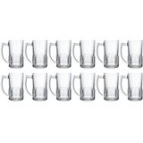 Conjunto De Canecas Para Cerveja Nadir Bristol 340 Ml 12 Peças