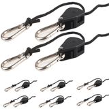 4 Par De 1/8&#39;&#39; Ajustável Grow Light Hangers Rope Hnager Ratchet For Growing Tent