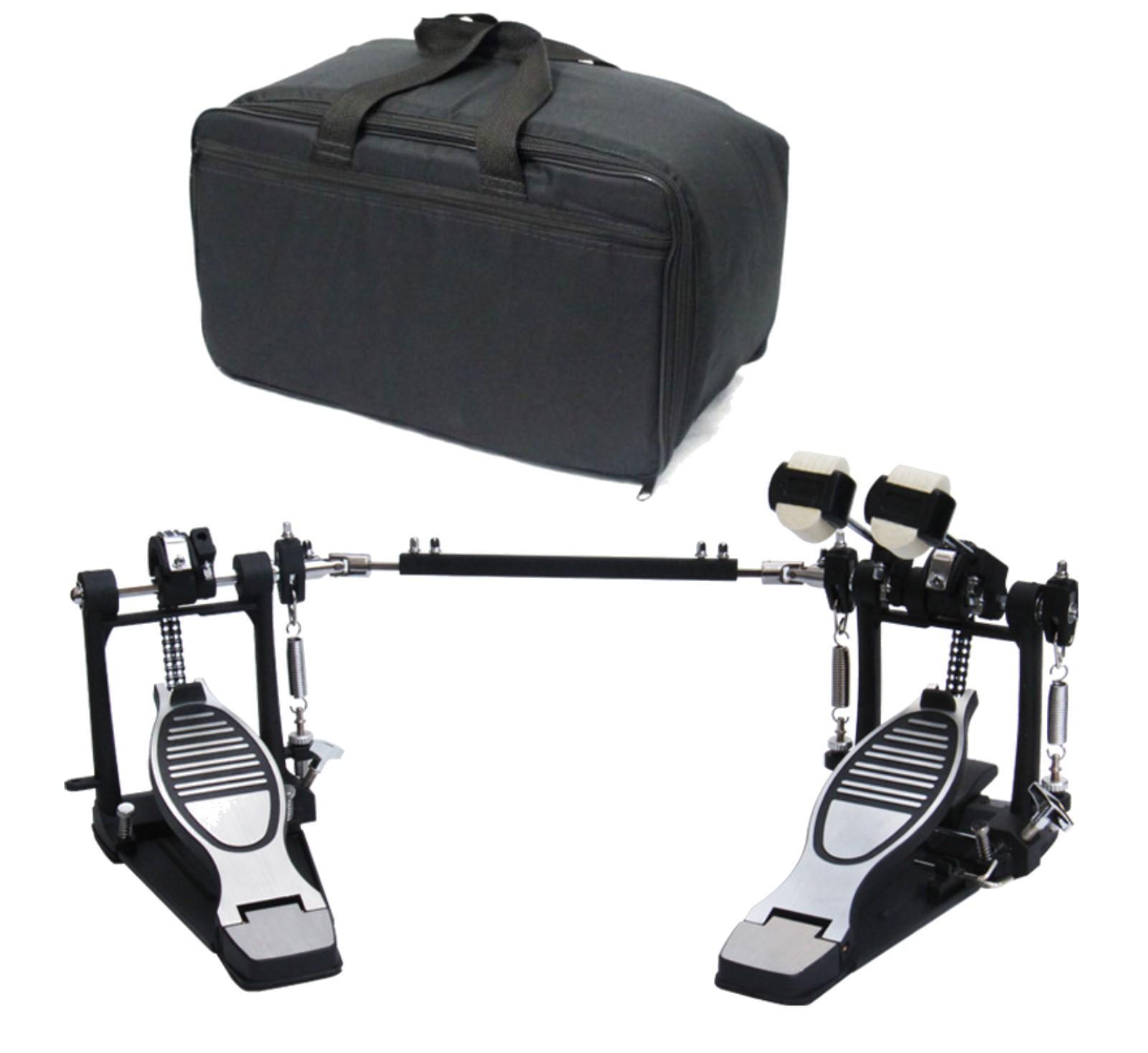 Pedal Batedor Duplo Para Bumbo Bateria,corrente Dupla,c/ Bag - Carrefour