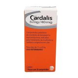 Cardalis Ceva 5mg/40mg Para Cães De 11kg Até 20kg - Contém 30 Comprimidos