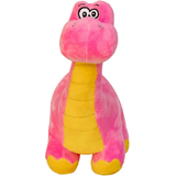 Pelucia Dinossauro Jorge Rosa 30cm Santa Klaus
