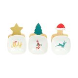 Kit Tabúa Com Potinhos De Natal 25cm 6 Unidades Cromus