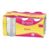 Jogo Com 6 Copos 315 Ml Bahia Cristal