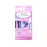 Refil Para Caneta Giratória C/2 Giz Branco Ou Azul/rosa