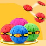 Led Voando Ufo Flat Throw Disc Ball Com Luz Led Toy Kid O