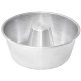 Forma Mini Pudim/Torta Suíça 20Cm Alumínio - Metasa