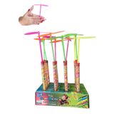 Pacote 48 Brinquedos Super Hélice Gira Com Balinha Colorida